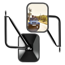 Zmoon Jeep Mirrors, Door Off Mirrors for Jeep Wrangler CJ YJ TJ JK JL &amp; ... - £46.23 GBP
