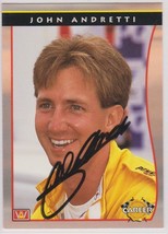 John Andretti Autographed 1992 AW Sports NASCAR Racing Card - £6.29 GBP