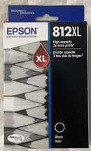Epson 812XL Black High Yield Ink Cartridge T812XL120 Exp 2024+ Sealed Retail Box - £31.95 GBP