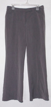 Nicole Miller New York Womens Pants Size 10 Gray Wide Leg Career Work Ev... - $19.99