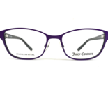 Juicy Couture Petite Eyeglasses Frames JU 940 1JZ Matte Purple 48-16-130 - $55.89