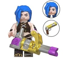Gift Toys Jinx League Of Legends Video Game Lol Custom Minifigure  - $7.25