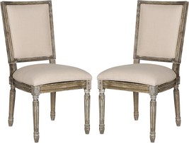 Linen Side Chair From The Buchanan French Brasserie Collection By Safavieh. - £332.43 GBP