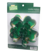 Set Of 3 St. Patrick&#39;s Day Graduated Shamrock Cookie Cutters 1.5, 3, 5 Inch - €16,97 EUR