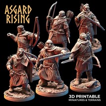 3D Printed Asgard Rising Viking Rangers 28 32 mm Wargaming DnD - £7.37 GBP+