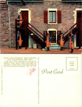 New York(NY) Fort Ticonderoga Ethan Allen Stairway West Barracks VTG Postcard - £7.49 GBP