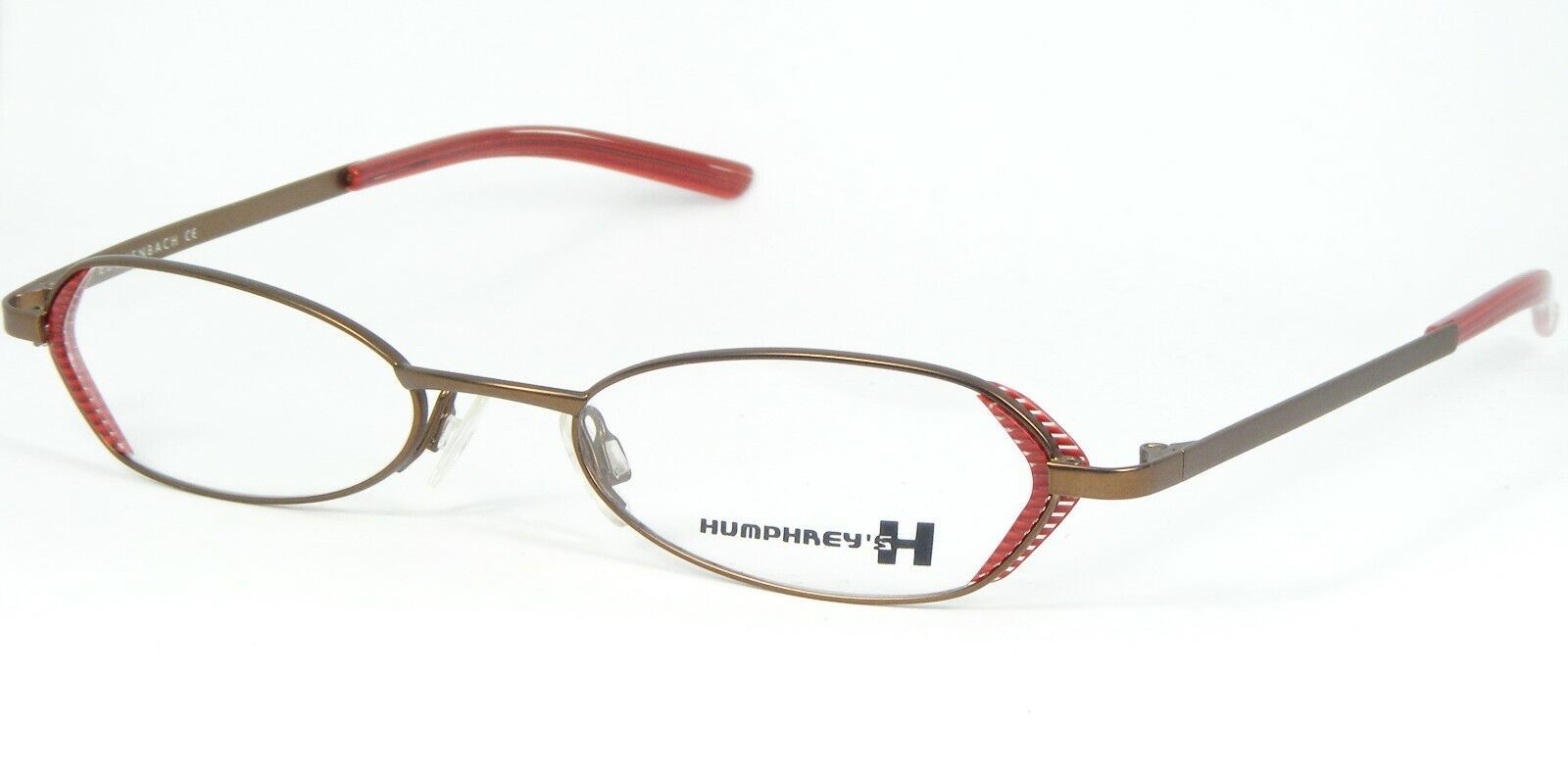 Humphrey&#39;S Von Eschenbach 2521 50 Kupfer /Rote Brille Brillenrahmen 48-1... - $76.22