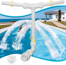 Swimming Pool Waterfall Sprayer, Dual Pool Waterfall Fountain Spary Wate... - $28.03