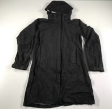 Marmot Jacket Womens Medium Black Lightweight Windbreaker Hooded Softshell - $19.78