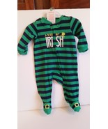  Carters Sleeper night gowns Infant Sz NB Newborn cotton Wee Bit Irish B... - $6.83 CAD