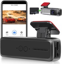 1080P Dash Camera for Cars Mini Dash Cam with App Control with ADAS Assistive Dr - £40.37 GBP