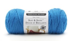 Loops &amp; Threads, Soft &amp; Shiny Solid Yarn, SH62 Cobalt Blue, 6 Oz. Skein - £7.04 GBP