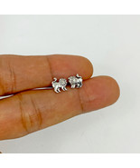 Minimalist Lion Stud Earrings 925 Sterling Silver, Handmade Unisex Earri... - €8,68 EUR