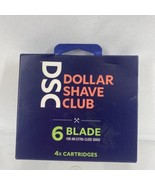 Dollar Shave Club 6 Blade 4x Cartridges Razors  Trimmer ￼DSC COMBINESHIP... - $6.99