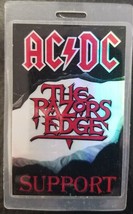 AC/DC / ANGUS YOUNG - ORIGINAL VINTAGE TOUR CONCERT FOIL LAMINATE BACKST... - £18.42 GBP