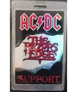 AC/DC / ANGUS YOUNG - ORIGINAL VINTAGE TOUR CONCERT FOIL LAMINATE BACKST... - $437.83 MXN