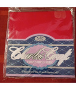 Charles Craft 14 Count Aida Cloth Cross Stitch Fabric Red 12&quot; x 18&quot; NIP - $5.94