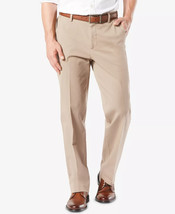 Dockers Mens Workday Smart 360 Flex Classic Fit Khaki Stretch Pants B Kh... - £27.62 GBP