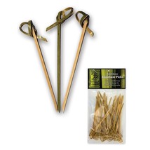 Totally Bamboo Knotted Appetizer / Hors d&#39;oeuvres Picks - 50ct - $4.03 CAD