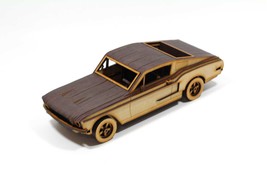 3D Car Puzzle | Sportscar Puzzle | 3mm MDF Iconic Muscle Car Wood Puzzle - £40.01 GBP