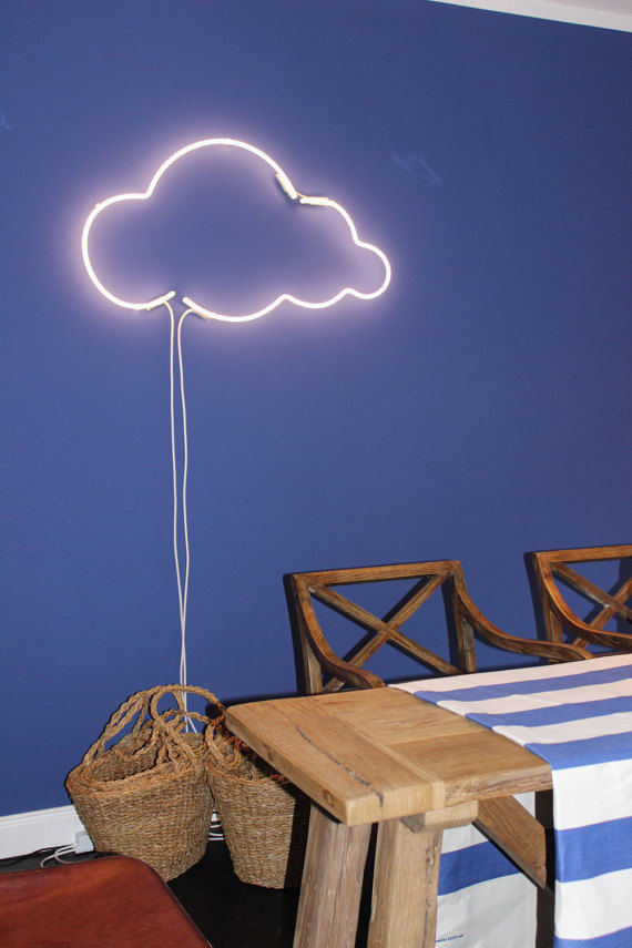 New Cloud 9 Nine Walk Among The Cloud Handcrafted Neon Sign 14"x8" LT75S - $60.00