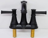 Moen 6401BL Belfield Two-Handle Centerset Bathroom Faucet - Matte Black - $279.90