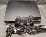 Sony PlayStation 3 - Slim 160GB Black Console System With Official Contr... - $88.11