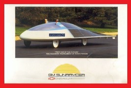 1987 General Motors Sunraycer Vintage Color VERKAUFSPROSPEKT-MAPPE -USA-... - £7.89 GBP