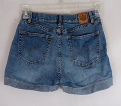 Jag Jeans Distressed Embroidered Denim Booty Jean Shorts Size 6 Inseam 3&quot; - $16.82