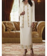 Mother of Bride Groom Women&#39;s Wedding Bridesmaid 3PC bead skirt suit plu... - $158.39