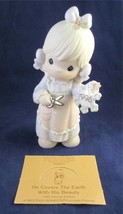 Precious Moments He Covers The Earth With His Beauty #142654 Figurine Mint Cond. - £7.96 GBP