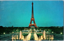 The Eiffel Tower from the Trocadero Paris France Postcard - £5.49 GBP