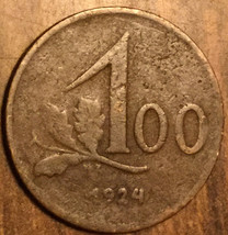1924 Austria 100 Kronen Coin - £2.25 GBP
