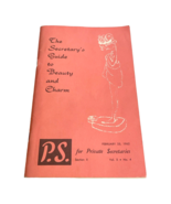 Vintage The Secretary’s Guide to Beauty And Charm 1962 Paperback 61 Pages - £10.96 GBP