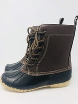 SPORTO Womens Brown Comfort Waterproof Thermolite Lace-Up Duck Boots Size 6 - £15.61 GBP