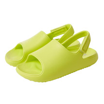 32 Degrees Youth Medium 13-1 Yellow Cushion Strap Slide Sandal NWT - £4.70 GBP