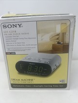 Sony Dream Machine FM/AM Alarm Clock Radio ICF-C218 Free S/H (A13) - £22.40 GBP