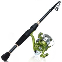 Sougayilang 1.8-2.4m Telescopic Fishing Rod Set Ultralight Weight Rod Spinning R - £68.05 GBP