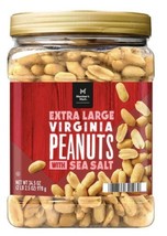 Member&#39;s Mark Extra Large Virginia Peanuts with Sea Salt 34.5 oz. SHIP S... - $12.59
