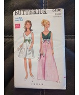 BUTTERICK 5106 Misses One Piece Evening Dress High Waist Sew Pattern UC ... - £18.68 GBP