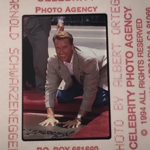 1994 Arnold Schwarzenegger Grauman&#39;s Hand Footprints Photo Transparency Slide #3 - £7.58 GBP