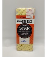 American Thread - Medium Rick Rack - 528 Primrose - 3 Yds - $4.90