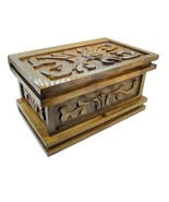 WALNUT WOOD PANDORA BOX PUZZLE MAGIC TRICK SECRET JEWELERY CASE HANDMADE... - £31.08 GBP