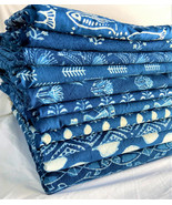 Set Of 12 Psc. Indigo Blue Napkins, Cotton napkins, Dinner Kitchen napkins, - $302.51 MXN+