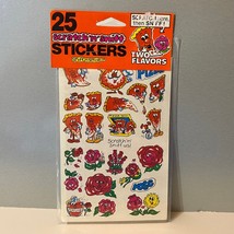 Vintage Spindex 1980s Pizza &amp; Rose Scratch &#39;N Sniff Stickers - £39.08 GBP