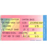 Vintage Michael STANLEY Bande Concert Ticket Stub November 30 1985 Canton - £21.40 GBP