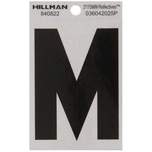 The Hillman Group 840822 3-Inch Letter M Reflective Square-Cut Mylar, Bl... - €14,28 EUR