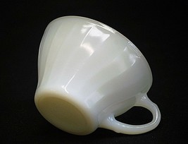 Old Vintage White Swirl Milk Glass Coffee Cup Anchor Hocking Dinnerware ... - $8.90