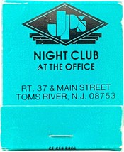 JP&#39;s Night Club at the Office, Toms River, NJ, Match Book Matches Matchbook - $11.99