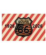 Route 66 1926 2026 Vintage Anniversary 3&#39;X5&#39; Flag ROUGH TEX® 100D - $24.00